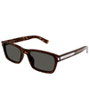 SAINT LAURENT | Corner Angle Man Sunglasses| Havana