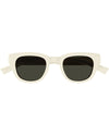 SAINT LAURENT | SL Logo Unisex Sunglasses | White