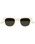 SAINT LAURENT | SL Logo Unisex Sunglasses | White