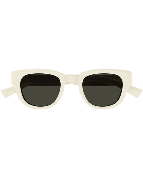 SAINT LAURENT | SL Logo Unisex Sunglasses | White