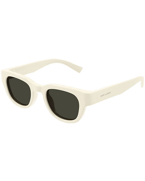 SAINT LAURENT | SL Logo Unisex Sunglasses | White