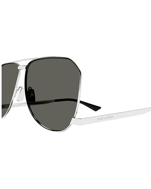 SAINT LAURENT | SL Logo Man Sunglasses | Silver