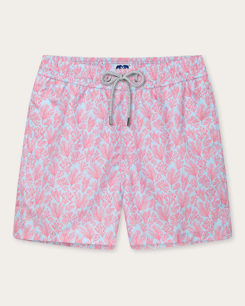 LOVE BRAND & CO | Men's Staniel Swim Shorts | Crazy Coral
