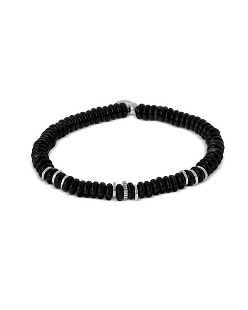 TATEOSSIAN | Positano Beaded Bracelet | Black Agate
