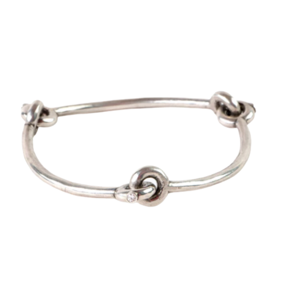 LOVE TOKENS JEWELRY | The Pinky Promise Bangle | Silver
