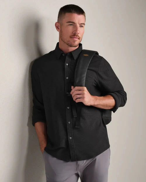 RHONE | WFH Shirt | True Black