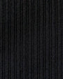 Black cotton tank fabric featuring a textured stripe pattern, showcasing a sleek and modern design.
