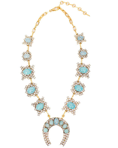 ELIZABETH COLE | Clarisse Necklace | Turquoise