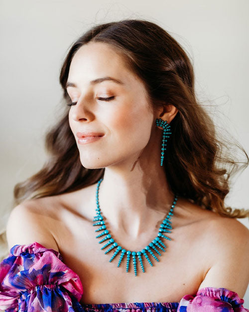blue dress matching earrings how to style earrings with Blue Suit || blue suit earrings ideas || jewellery for suit