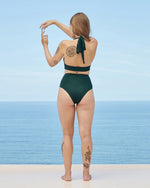 Back view of Vintage Swimsuit. 