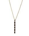 Suzanne Kalan Inlay Large Bar Necklace in front of white background.