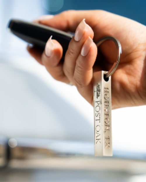 THE POST OAK | Post Oak 3D Bar Keyring