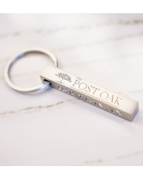 THE POST OAK | Post Oak 3D Bar Keyring