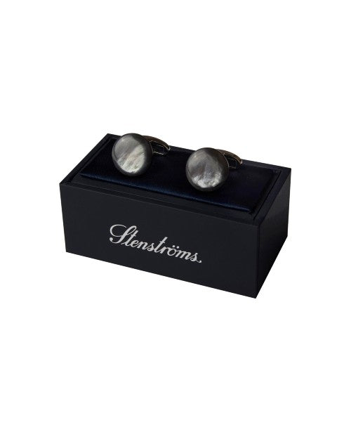 STENSTROMS | Mother of Pearl Cuff Links | Grey