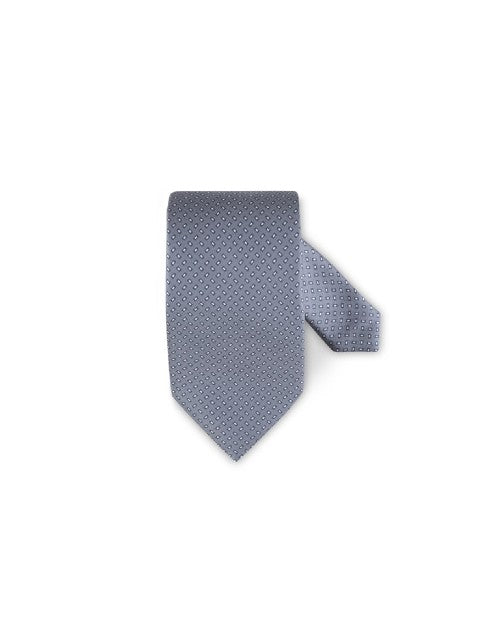 STENSTROMS | Patterned Silk Tie | Grey