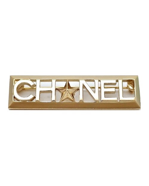 CHANEL, A17C Logo Star Brooch