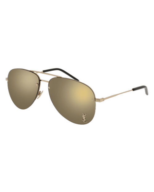 SAINT LAURENT Classic 11 Aviator Sunglasses | Holt Renfrew