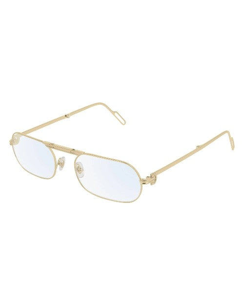 Cartier CT01150-001 Unisex Sunglasses in front of white background. 