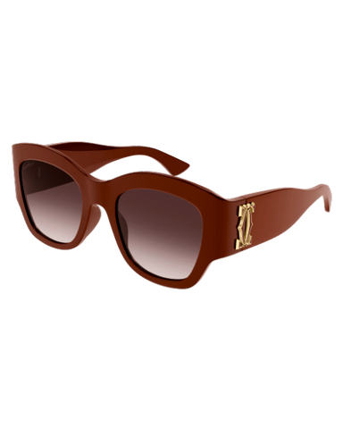 CARTIER C de Cartier Woman Sunglasses Burgundy 29 North