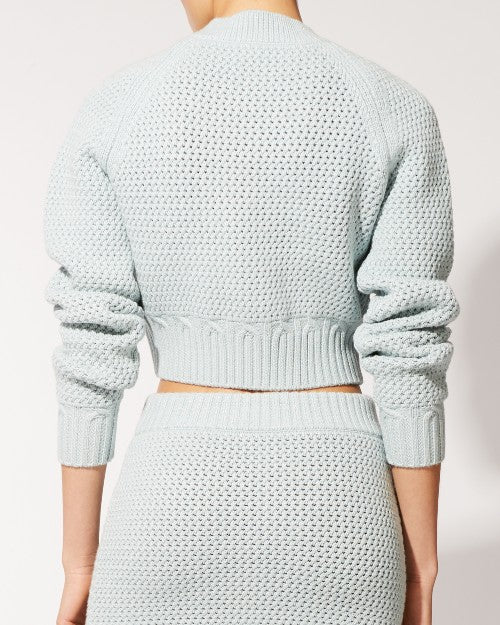 Back of The Carly Cropped Cardigan.