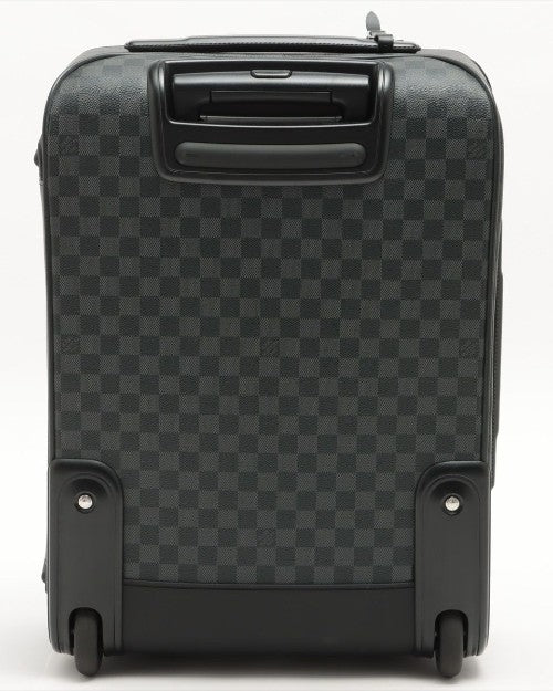 Back of Graphite Pegase 55 Rolling Luggage.