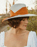 FREYA | Gardenia Hat | Fog/Butterscotch