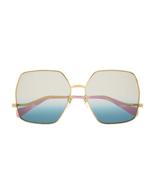 Front view of Gucci Logo Woman Sunglasses.