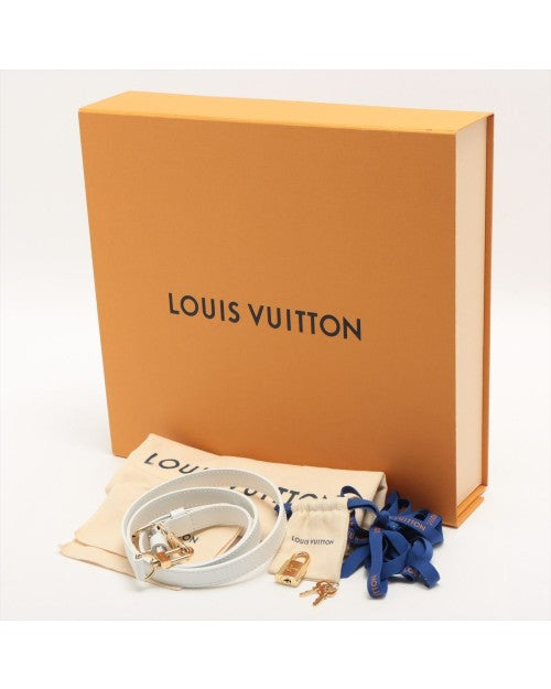 Louis Vuitton iconic soft orange bag box with accessories that come with bag.