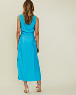 Back view of Halley Sleeveless Maxi with Detached Chain. 